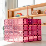 Connetix Tiles 2 Piece Base Plate Pack - Pink and Berry
