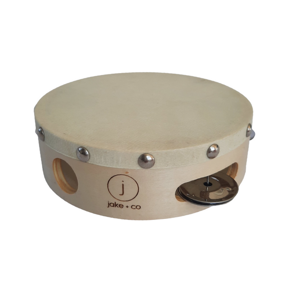 Jake + Co Tambourine with Lid
